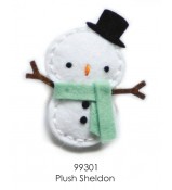 Memory Box Plush Sheldon snowman die set